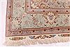 Tabriz Beige Hand Knotted 68 X 100  Area Rug 254-29151 Thumb 7