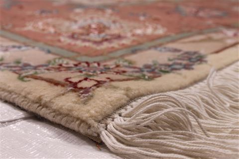 Tabriz Purple Hand Knotted 68 X 98 Area Rug 254-29153 Image 4
