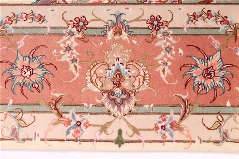 Tabriz Purple Hand Knotted 68 X 98 Area Rug 254-29153 Image 8