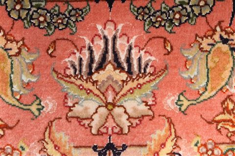 Tabriz Purple Hand Knotted 68 X 98 Area Rug 254-29154 Image 2