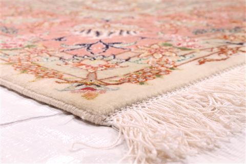 Tabriz Purple Hand Knotted 68 X 98 Area Rug 254-29154 Image 4