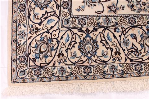 Nain Blue Hand Knotted 69 X 100 Area Rug 254-29155 Image 5