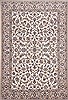 Nain Blue Hand Knotted 69 X 100 Area Rug 254-29155 Thumb 0