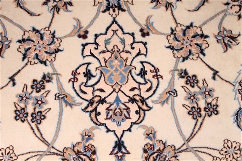 Nain Blue Hand Knotted 69 X 100  Area Rug 254-29157 Image 2