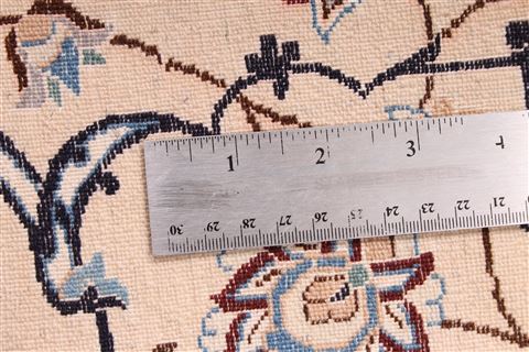 Nain Blue Hand Knotted 69 X 100  Area Rug 254-29157 Image 4