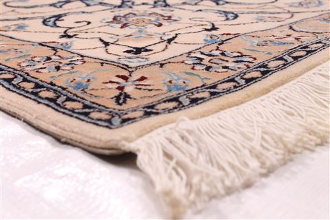 Nain Blue Hand Knotted 69 X 100  Area Rug 254-29157 Image 5