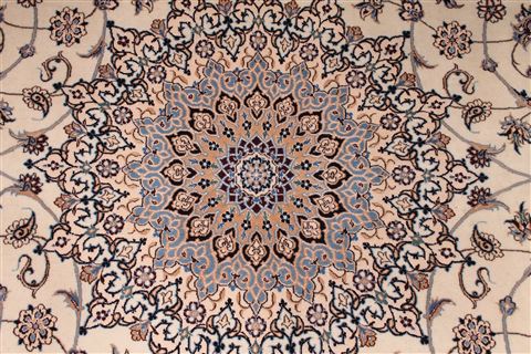 Nain Blue Hand Knotted 69 X 100  Area Rug 254-29157 Image 7