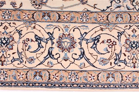 Nain Blue Hand Knotted 69 X 100  Area Rug 254-29157 Image 8