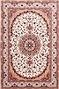 Tabriz Beige Hand Knotted 68 X 101 Area Rug 254-29160 Thumb 0