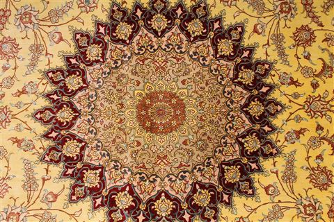 Qum Red Hand Knotted 67 X 100 Area Rug 254-29161 Image 1