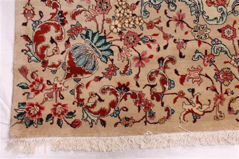 Tabriz Green Hand Knotted 113 X 174 Area Rug 254-29164 Image 5