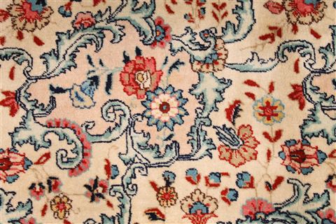 Tabriz Green Hand Knotted 113 X 174 Area Rug 254-29164 Image 6