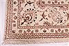 Tabriz Beige Hand Knotted 118 X 168  Area Rug 254-29165 Thumb 6