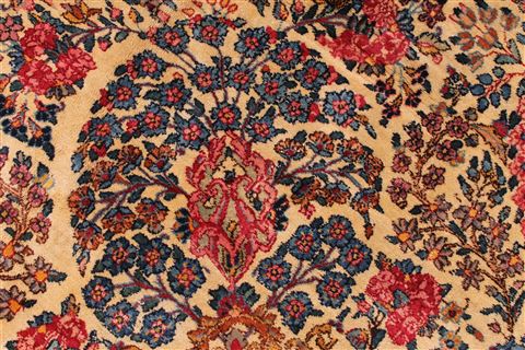 Kerman Blue Hand Knotted 120 X 1410 Area Rug 254-29166 Image 2