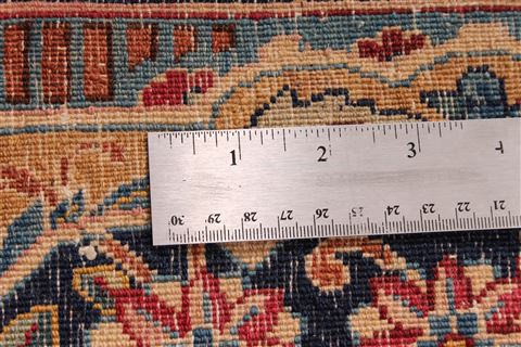 Kerman Blue Hand Knotted 120 X 1410 Area Rug 254-29166 Image 4