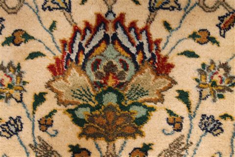 Tabriz Blue Hand Knotted 118 X 150 Area Rug 254-29167 Image 2