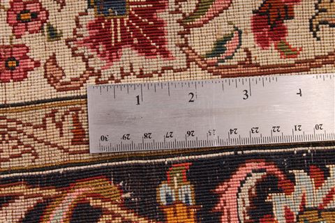 Tabriz Blue Hand Knotted 116 X 166 Area Rug 254-29168 Image 3