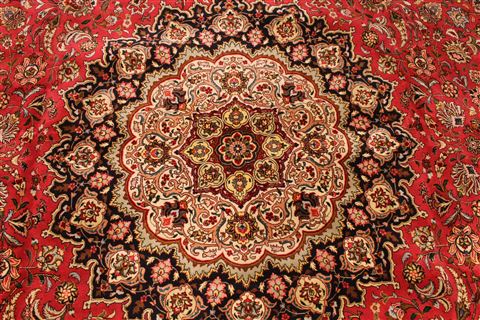Tabriz Blue Hand Knotted 116 X 166 Area Rug 254-29168 Image 6