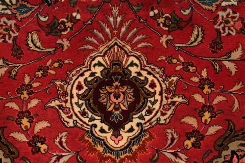 Tabriz Blue Hand Knotted 116 X 166 Area Rug 254-29168 Image 9