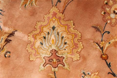 Tabriz Beige Hand Knotted 112 X 159 Area Rug 254-29170 Image 3