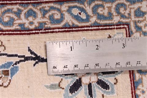 Nain Beige Hand Knotted 114 X 163 Area Rug 254-29172 Image 3