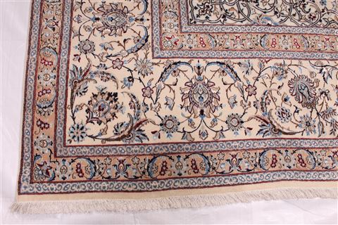 Nain Beige Hand Knotted 114 X 163 Area Rug 254-29172 Image 5