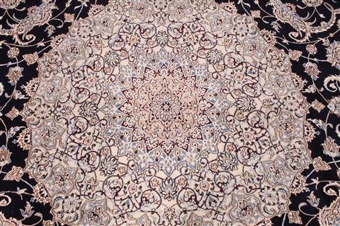 Nain Beige Hand Knotted 114 X 163 Area Rug 254-29172 Image 6