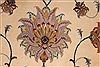 Tabriz Beige Hand Knotted 116 X 168 Area Rug 254-29173 Thumb 3