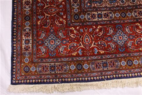 Mood Blue Hand Knotted 117 X 167  Area Rug 254-29174 Image 1