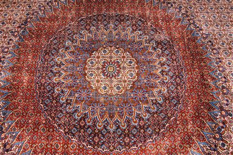 Mood Blue Hand Knotted 117 X 167  Area Rug 254-29174 Image 2