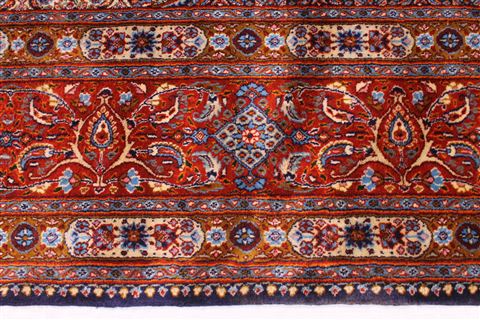 Mood Blue Hand Knotted 117 X 167  Area Rug 254-29174 Image 3