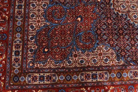 Mood Blue Hand Knotted 117 X 167  Area Rug 254-29174 Image 4