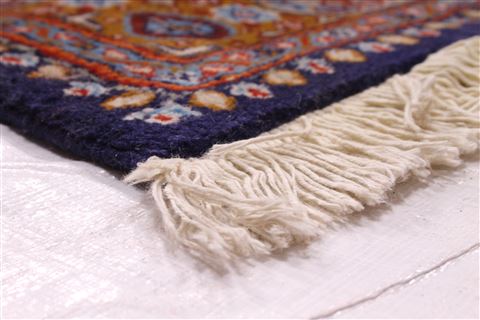 Mood Blue Hand Knotted 117 X 167  Area Rug 254-29174 Image 8