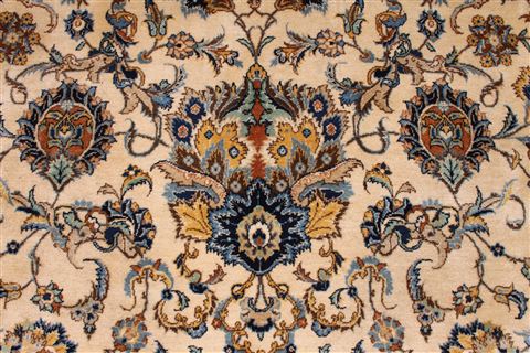 Kashan Blue Hand Knotted 120 X 178 Area Rug 254-29175 Image 5