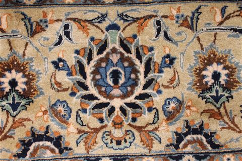 Kashan Blue Hand Knotted 120 X 178 Area Rug 254-29175 Image 8
