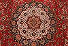 Tabriz Beige Hand Knotted 98 X 134  Area Rug 254-29180 Thumb 6