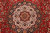 Tabriz Beige Hand Knotted 98 X 134 Area Rug 254-29180 Thumb 6