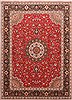 Tabriz Beige Hand Knotted 98 X 134 Area Rug 254-29180 Thumb 0