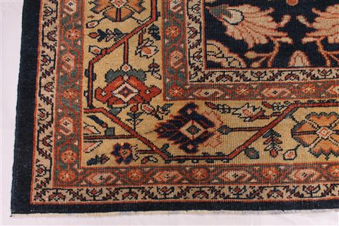 Mahal Beige Hand Knotted 107 X 127 Area Rug 254-29182 Image 5