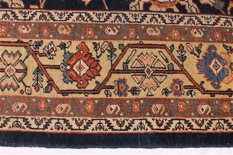 Mahal Beige Hand Knotted 107 X 127 Area Rug 254-29182 Image 7