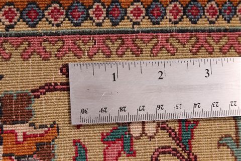 Tabriz Red Hand Knotted 910 X 132 Area Rug 254-29186 Image 8