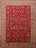 Tabriz Red Hand Knotted 910 X 132 Area Rug 254-29186 Thumb 0