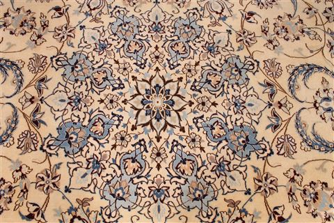 Nain Blue Hand Knotted 910 X 134 Area Rug 254-29187 Image 1