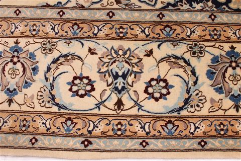 Nain Blue Hand Knotted 910 X 134 Area Rug 254-29187 Image 2