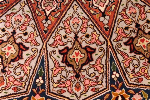 Tabriz Blue Hand Knotted 911 X 131 Area Rug 254-29188 Image 2