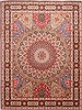 Tabriz Blue Hand Knotted 911 X 131 Area Rug 254-29188 Thumb 0