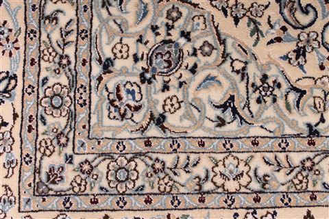 Nain Blue Hand Knotted 84 X 1210 Area Rug 254-29189 Image 2