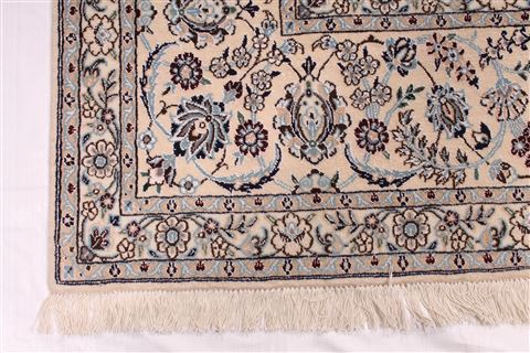Nain Blue Hand Knotted 84 X 1210 Area Rug 254-29189 Image 6