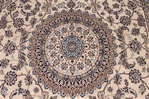 Nain Blue Hand Knotted 84 X 1210 Area Rug 254-29189 Image 7
