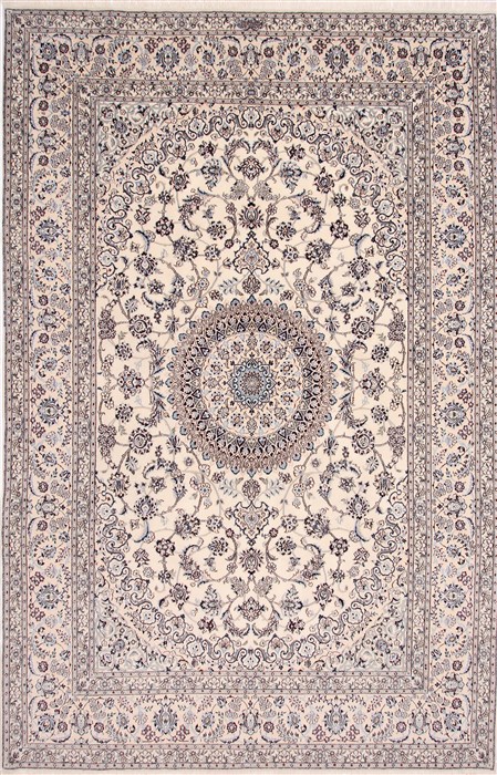 Nain Blue Hand Knotted 84 X 1210 Area Rug 254-29189 Image 0